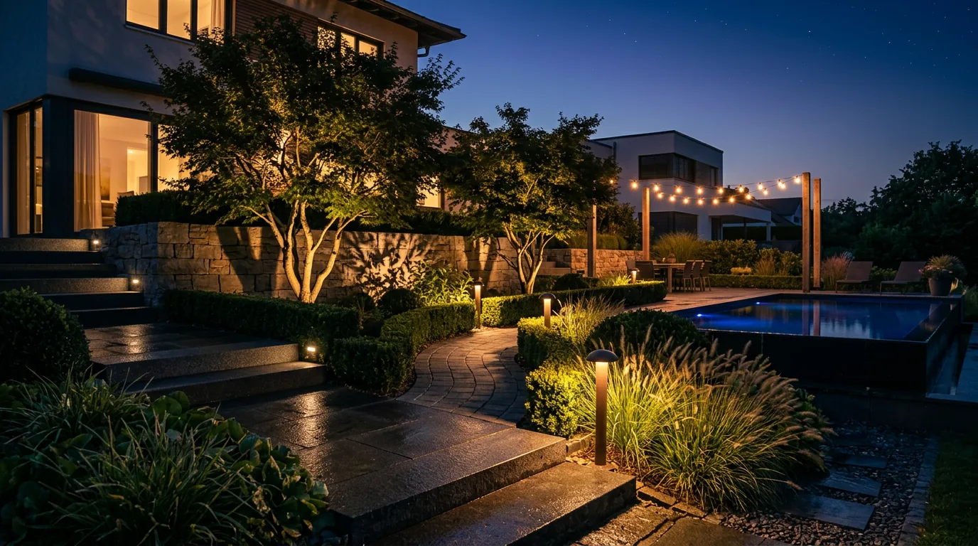 Gartenbeleuchtung & Lichtkonzepte